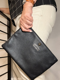 Gucci Clutch Bag Black Leather
