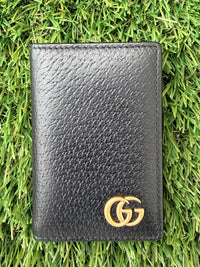 Gucci Card case Black Leather