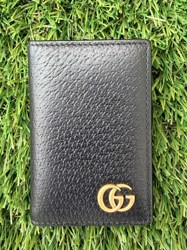 Gucci Card case Black Leather