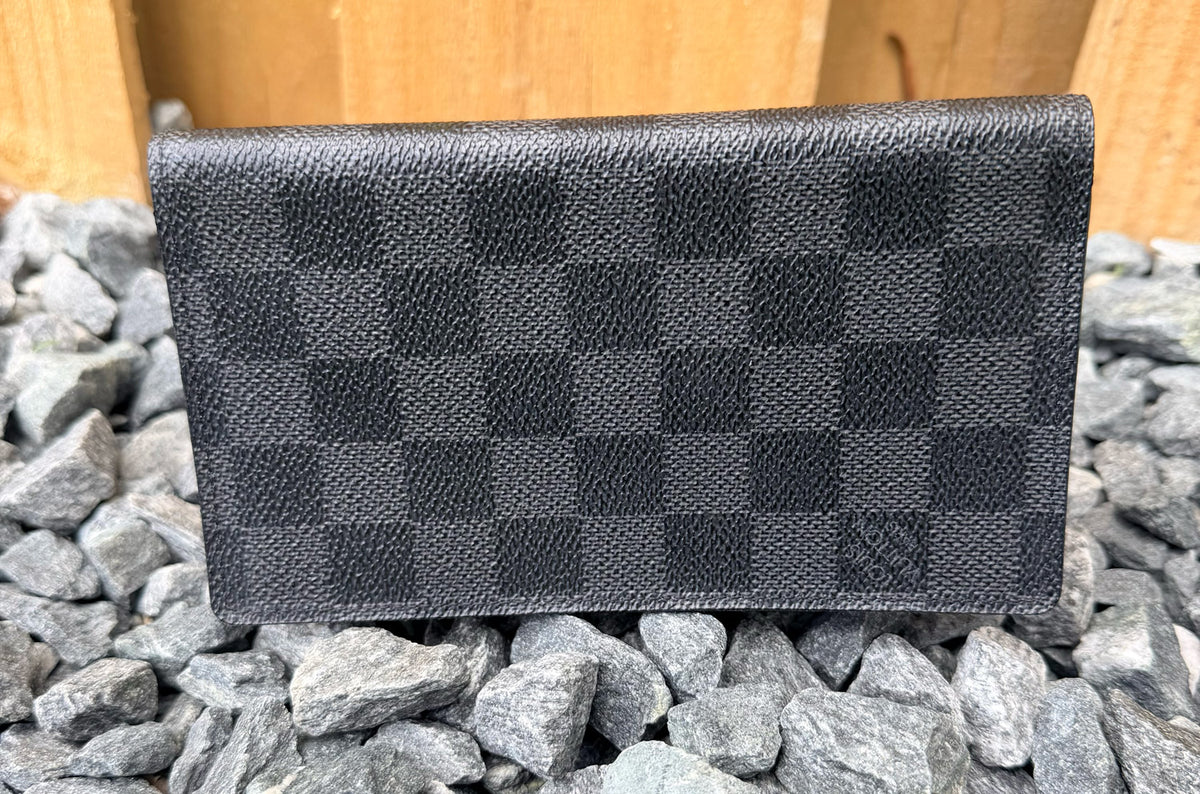 Louis Vuitton Damier Graphite Agenda Poshe Note Book Cover