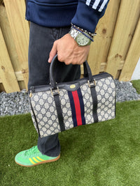 Gucci GG Sherry Line Supreme Navy Boston