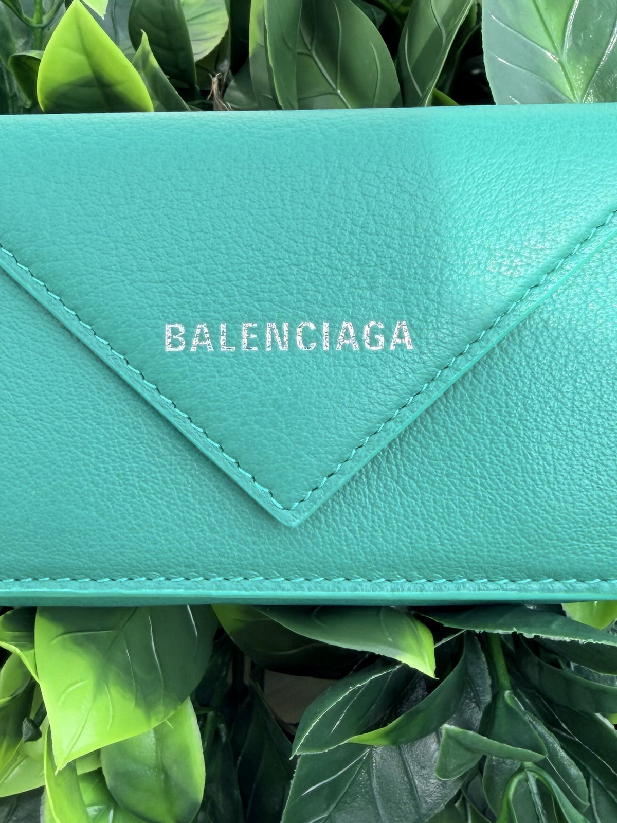 Balenciaga - Papier magic green Mini Wallet - Magic Green