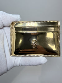 Alexander McQueen Gold Card Holder