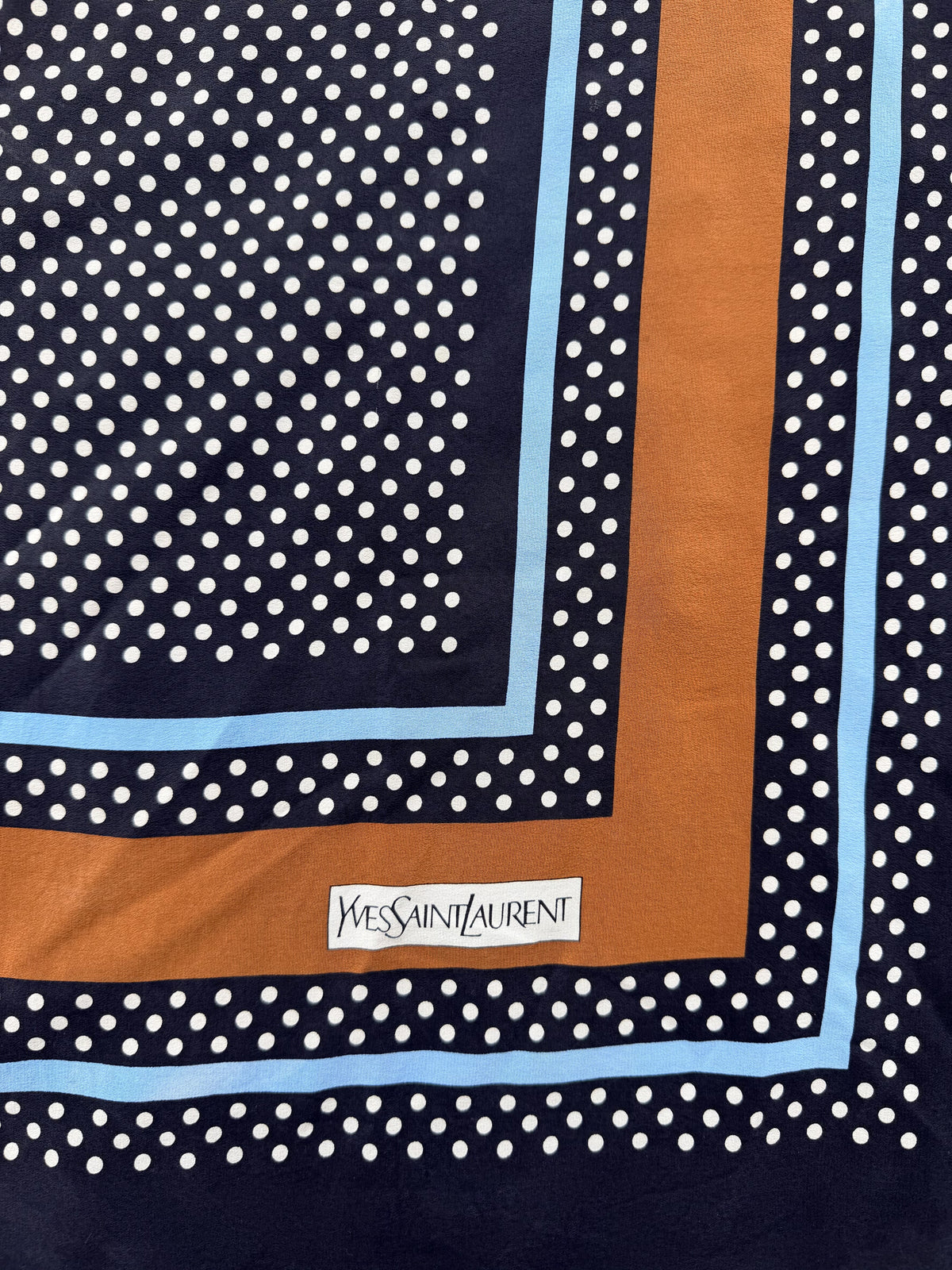 Yves Saint Laurent Scarf  (Polka Dots)