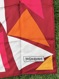 Yves Saint Laurent Scarf  (Triangles)