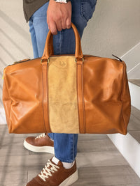 Christian Dior Leather & suede Beige 40 Boston Bag