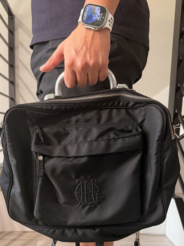 Jean Paul Gaultier Backpack Bag Nylon Black