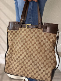 Gucci Tote Bag brown Canvas