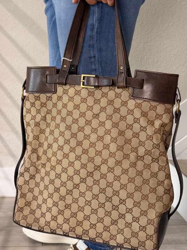 Gucci Tote Bag brown Canvas
