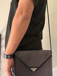 YSL Shoulder Bag Gray black
