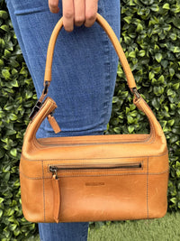 Gucci Brown Leather One Shoulder Bag