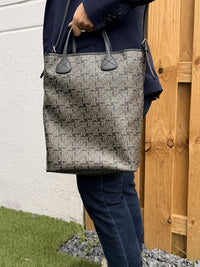 Celine Sulky Horse Carriage PVC Leather Black