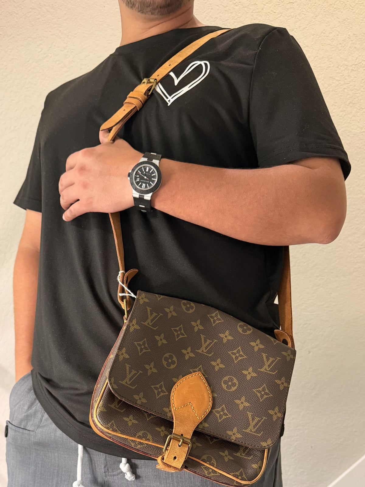 Louis Vuitton Monogram Cartouchiere Shoulder Bag