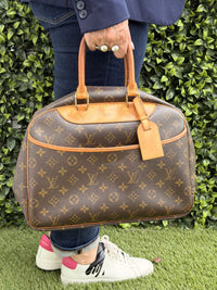 LOUIS VUITTON DEAUVILLE BOWLING BUSINESS HANDBAG MONOGRAM