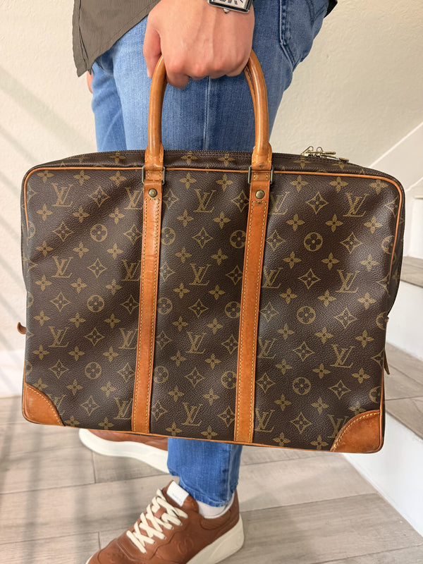 LOUIS VUITTON Monogram Porte Documents Voyage Business Bag