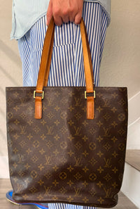 LOUIS VUITTON Monogram Vavin GM Tote Bag Brown Straps